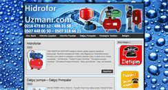 Desktop Screenshot of hidroforuzmani.com